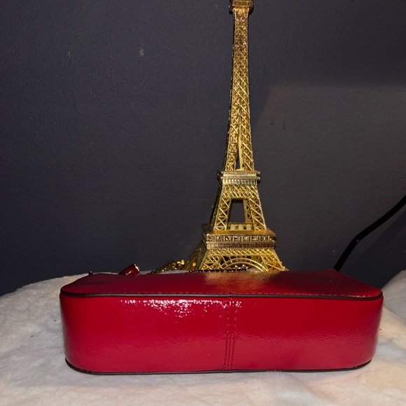Michael Kors Jet Set Chain Pochette Red Patent Leather | Like New | Retail $198 - Picture 3 of 3